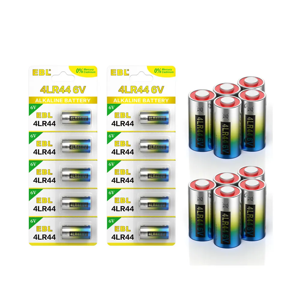 EBL Wholesale 6V Alkaline Battery LR6 6V Alkaline Battery For Dog Collars 4LR44