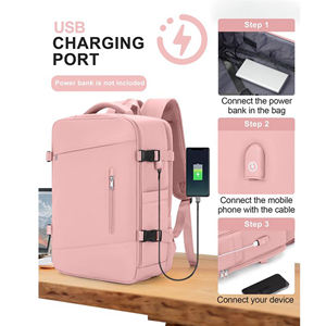 OEM Logo Professional Waterproof Travel <b>Backpack</b> for Women Men 15.6 Inch Laptop College Bag Large Capacity Business Rucksack - Product Image 5