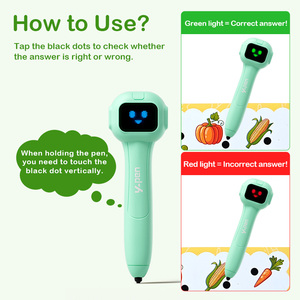Penna Educativa per Bambini con <span class=keywords><strong>Puzzle</strong></span>, Giocattolo Intelligente per l'Apprendimento dell'<span class=keywords><strong>Inglese</strong></span> e lo Sviluppo del Senso Comune - Product Image 2