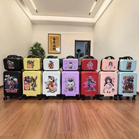 Maleta de Viaje Infantil de 20 Pulgadas con Diseño de Dibujos Animados Personalizado, Regalo