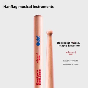 <span class=keywords><strong>Baquetas</strong></span> Profesionales Hanqi <span class=keywords><strong>para</strong></span> <span class=keywords><strong>Baterista</strong></span>, Serie Jazz Rojo Oriental, Varios Modelos Opcionales, Hechas en China - Product Image 6