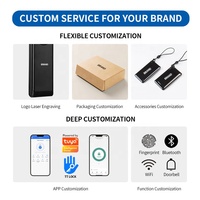 Cerradura de Puerta Digital Inteligente OYO con Control Remoto Inalámbrico OEM Antirrobo con Cámara, Código Temporal y Seguridad Digital para Puertas Comerciales