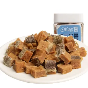 Wholesale Natural Cat Treats Snacks Pet Salmon Cube Cat Treats Salmon Cat Snack Treats