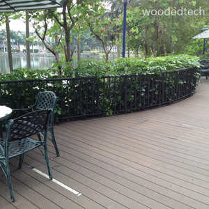 กระดานพื้นไม้รีไซเคิลกันน้ำสำหรับสวนบนดาดฟ้าน้ำหนักเบาทนทาน2900x200x25mm - Product Image 6