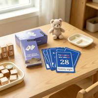 Cartes flash personnalisées pour bébés, cartes d'apprentissage ABC pour enfants, cartes flash éducatives, impression sur carton