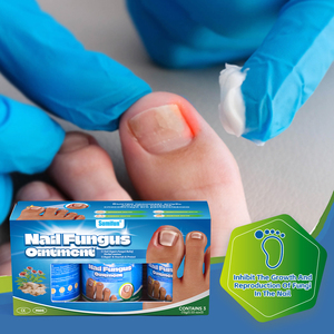 Crème réparatrice antifongique à base de plantes efficace avec de la vitamine E et soulagement de la douleur pour le soin des ongles des pieds 30 ml - Product Image 4