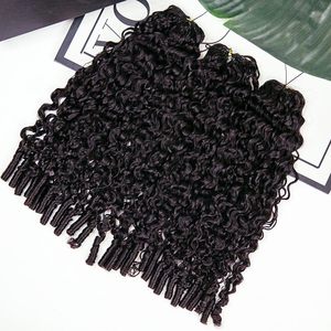 Extensiones de Cabello Humano Remy Afro Rizado Birmano con Micro Anillas Pre-Enlazadas, Ondulado Natural, de Una Sola Capa, 14-28 Pulgadas, 1 Paquete de 50g, Invisible - Product Image 3