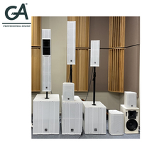 Altavoz profesional de tres vías, columna activa, sistema de matriz de línea