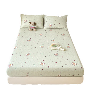 Funda de colchón de algodón ajustable de 0,9 m con estampado de dibujos animados, agradable al tacto, para ropa de cama infantil - Product Image 5
