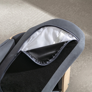 Cama Elevada Moderna para Perros y Gatos Estilo Escandinavo, Patas de Madera Maciza, Respaldo de Madera Curvada, Cojín de Terciopelo, Funda Extraíble y Lavable, Embalaje en Cartón - Product Image 5