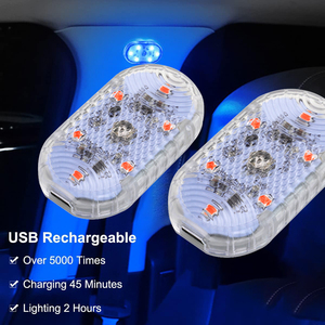 Xe RGB Bầu Không Khí Ánh Sáng Phổ Nội Thất Môi Trường Xung Quanh <span class=keywords><strong>Mini</strong></span> Auto USB Sạc Đèn Đọc Sách Xe <span class=keywords><strong>LED</strong></span> <span class=keywords><strong>Stick</strong></span> Cảm Biến Cảm Ứng Ánh Sáng - Product Image 4