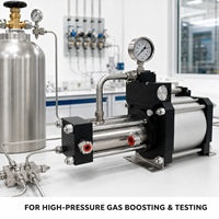 Pompe à gaz pneumatique haute pression A32Q-40 |   Pompe à piston en alliage d'aluminium à double action Jingyang avec une pression allant jusqu'à 35 MPa