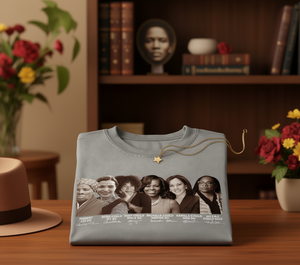 เสื้อยืดวันประเพณีวันแห่งประวัติศาสตร์ผู้หญิงผิวดำ แขนสั้น คอกลม ผ้าฝ้าย 100% พิมพ์ลาย เสื้อผ้าเสริมสร้างพลัง ทรงลำลอง - Product Image 2