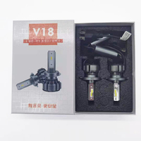 Ampoules de voiture Canbus V18 H4 haute puissance sans erreur, faisceau haut/bas, lumière blanche, 9005 9006 9012 H1 H7 H11, ampoule de phare LED automobile
