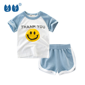Wholesale 100% cotton baby boy suit 1~10 years old kids clothing sets - Product Image 2