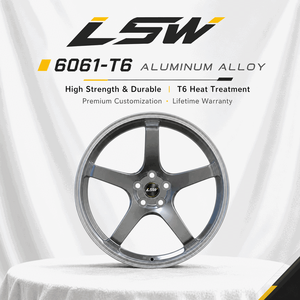 LS8008 Custom Color 18 Inch Alloy Passenger Car <b>Wheel</b> 5 <b>Spoke</b> Rim 139.7mm PCD 5X114.3 for Retrofit Upgrade - Product Image 4