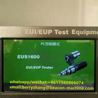 Testeur EUI EUP EUS1600 Eus1800 HPI X15 QSK60 avec Cambox, simulateur d'injecteur de système à rampe commune diesel, testeur avec fonction Bip