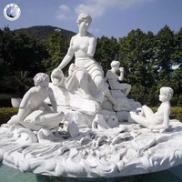 Sculpture personnalisée pour décor de jardin Statue en pierre féminine Collection d'art Statues en marbre de déesse grecque