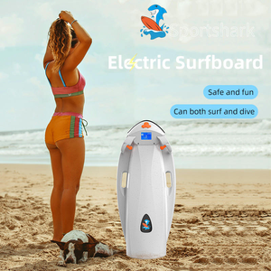 Papan Selancar Listrik Bermotor 4500W Bahan PPE Waktu Pakai 40-80 Menit 2-Kecepatan 10-20KM/Jam untuk Danau Sungai Laut - Product Image 4