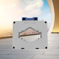 Transformador de Corriente Primario 1500A Secundario 5A 50/60Hz 660V 80I 10/3.75VA Bobinado de Cobre Único Medidor Eléctrico CT Fijación en Barra Colectora