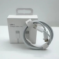 Câble de charge rapide USB-C d'origine pour Apple iPhone Air 17 16 15 Pro Max Plus PD 60W USB-C, câble de charge et de données tressé, accessoires
