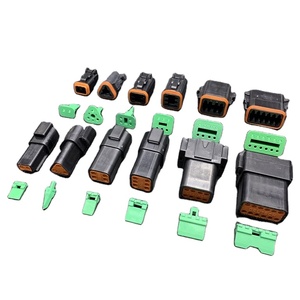 ตัวเชื่อมต่อสีดำ DT Series <span class=keywords><strong>2P</strong></span>/3P/4P/6P/8P/12P สำหรับยานยนต์สำหรับผู้ใช้ทั้งชายและหญิง - Product Image 1