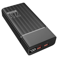 BOLOMI-S179L/S279L PD+QC 3.0 22.5W Power Bank Kustom 10000 20000mAh Layar LED 3 Output Jutaan Terjual Cetakan Eksklusif