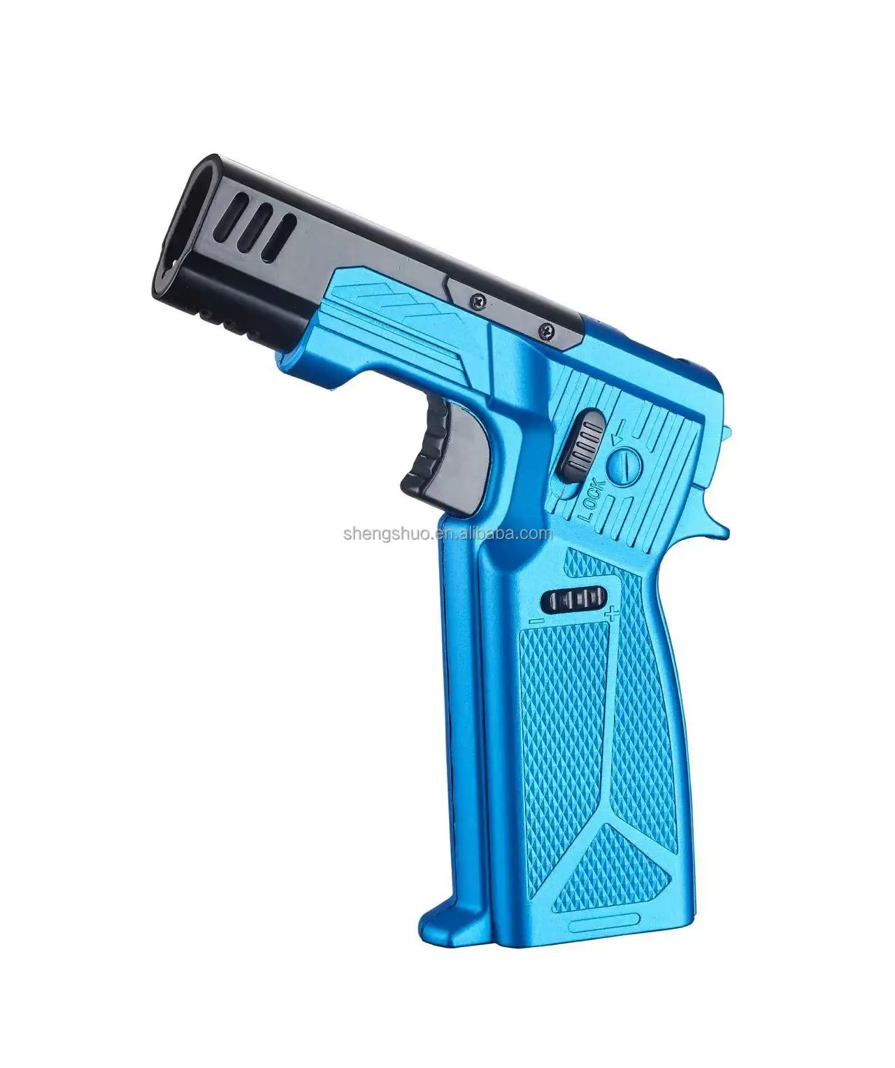 אקדח ריסוס אש גדול כף יד החדש ישירות כחולה להבה עזה להבה אקדח ברביקיו חיצוני