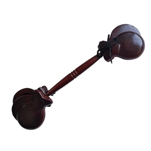 Castagnette en bois à double poignée, instrument de percussion Orff, pour l'éveil musical des enfants - Product Image 2
