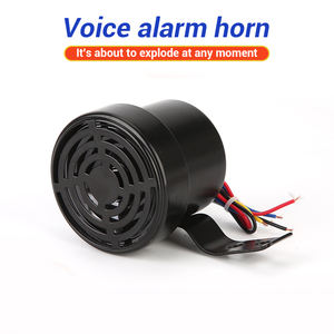 Alarme électrique mini SP XP-88, vente en gros d'usine, véhicule électrique, alarme vocale quatre en un, klaxon noir circulaire, buzzer certifié CE, facile - Product Image 2