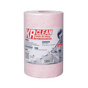 Serviette de nettoyage de surface de cuisine super absorbante KrClean 25x30cm 1kg, lingettes non tissées en rouleau, chiffons multi-usages, longue durée - Product Image 1