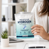Tabletas Generadoras de Hidrógeno Molecular de Alta Potencia OEM 12PPM, Impulso Diario de Antioxidantes para Energía, Claridad Mental y Recuperación