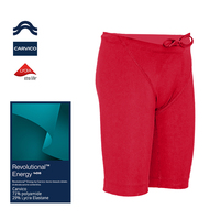 Maillot de bain pour garçons 408R Carvico italien, résistant au chlore, élasthanne, séchage rapide, protection UV, fabrication OEM