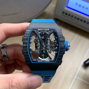 Orologio Meccanico Automatico di Lusso Stile Designer 5301 con Tourbillon in Fibra di Carbonio NTPT per Uomo - Product Image 1