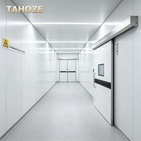Porte de blindage radiologique équivalent au plomb (1-3 mmPb), antibactérienne et anti-rayons X pour salle de tomodensitométrie hospitalière et salle de radiologie