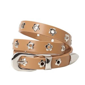 <span class=keywords><strong>Ceinture</strong></span> en cuir pour femmes, pour jeans, robes, pantalons, <span class=keywords><strong>ceinture</strong></span> de taille décontractée à la mode pour femmes avec boucle <span class=keywords><strong>argentée</strong></span> - Product Image 3
