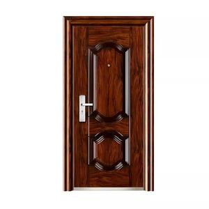 <span class=keywords><strong>Porte</strong></span> de sécurité en acier moderne personnalisée avec serrure intelligente, résistante à l'eau et antivol, adaptée aux villas et appartements - Product Image 5