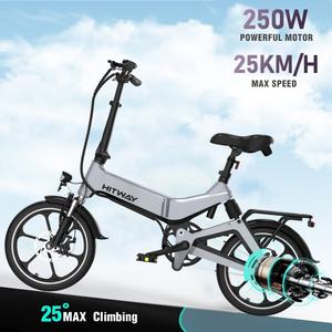 Vélo électrique pliable <span class=keywords><strong>HITWAY</strong></span> BK2 de haute qualité avec pneus pneumatiques certifié CE 250W pour l'UE - Product Image 5