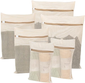 <span class=keywords><strong>Sac</strong></span> <span class=keywords><strong>à</strong></span> <span class=keywords><strong>linge</strong></span> en coton biologique, sacs <span class=keywords><strong>à</strong></span> <span class=keywords><strong>linge</strong></span> en maille pour lave-<span class=keywords><strong>linge</strong></span>, pour les vêtements délicats, sacs <span class=keywords><strong>à</strong></span> <span class=keywords><strong>linge</strong></span> en maille durables avec fermeture éclair - Product Image 1