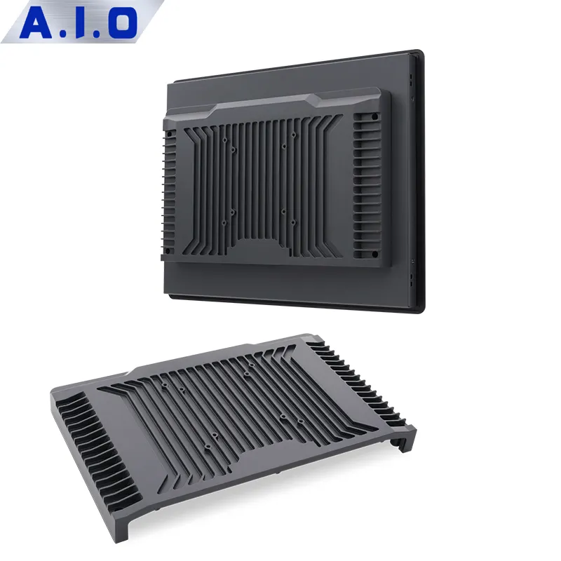 21.5 High Quality IP65 Industrial PCAP Touch Screen J1900 Fanless All-in-one Panel PC Dual LAN 9V-36V RS232/485 Linux