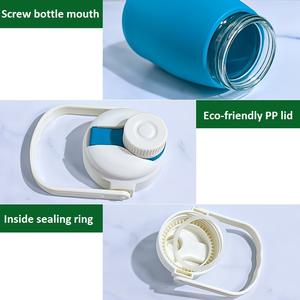 Bouteille d'eau portable en verre à double paroi de 480 ml avec logo - Product Image 3