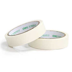 Deli Masking Tape 24mm X 20y Crepe Paper For Painting Protection Office Home Use - Product Image 1
