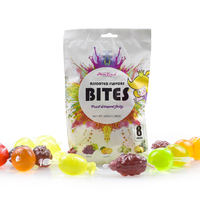 OEM Hot Snack Sweet Fruit Shaped Jelly 35g Halal Jelly Pudding Assorted Fruit Bites Confectionery