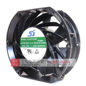 พัดลมระบายความร้อนแบบแกน Sj 48V 2.7A 17 ซม. ลูกปืนไหลเวียนอากาศสูงสำหรับใช้ในอุตสาหกรรม - Product Image 3