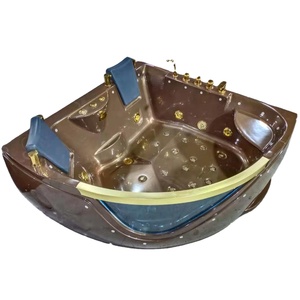 Baignoire Balnéo Autoportante en Acrylique Moderne et Économique pour Salle de Bain, avec Chauffage Thermostatique - Product Image 1