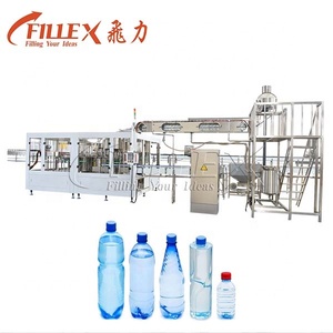 Ligne de remplissage, bouchage et emballage de bouteilles en plastique pour <span class=keywords><strong>eau</strong></span> potable et <span class=keywords><strong>eau</strong></span> de santé, entièrement automatique et clé en main, 36000 bouteilles par heure - Product Image 2