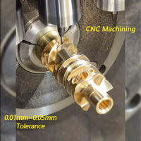 Services d'usinage CNC personnalisés de haute qualité fournis par l'usine, pièces en laiton et en cuivre OEM/ODM pour accessoires automobiles