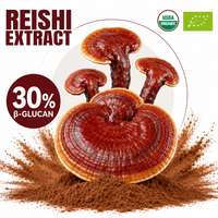 Qinshantang China Biologisch Voedingsmiddel Beta-d-glucan≥30% Reishi Paddenstoel Wit Extract Concentraat Poeder
