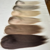 Listo para Enviar: Topper de Cabello Humano Virgen de Alta Densidad 6*7 con Base de Seda y Trama, para Aumentar Volumen, ¡Producto de Salón de Venta Caliente!