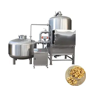 Crispy Fruit And Vegetable Dried Coconut Slices Processing Line Low Temperature Vacuum Frying